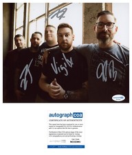 ‘The Ghost Inside’ Metal Band Signed Autograph 8x10 Photo ACOA Jonathan Vigil