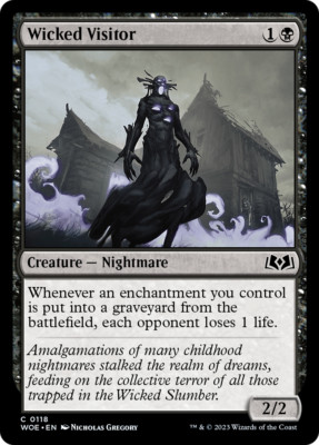 Wicked Visitor [Wilds of Eldraine] MTG