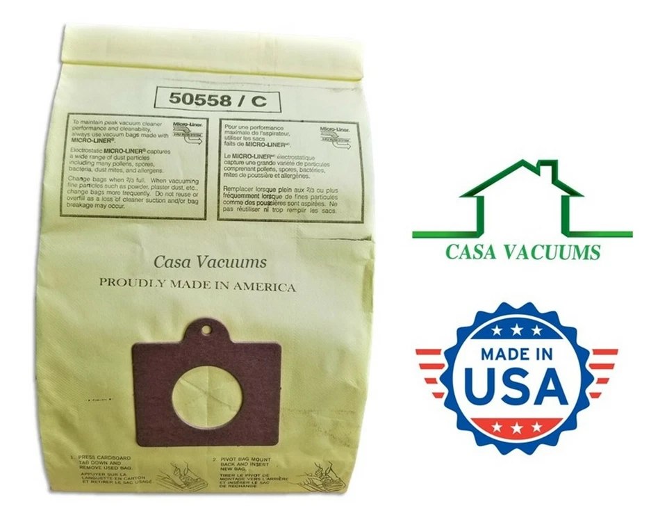 20 Vacuum bags fits Kenmore C 5055&50558, Kenmore Q- also  Panasonic C-5  - Image 2 of 2