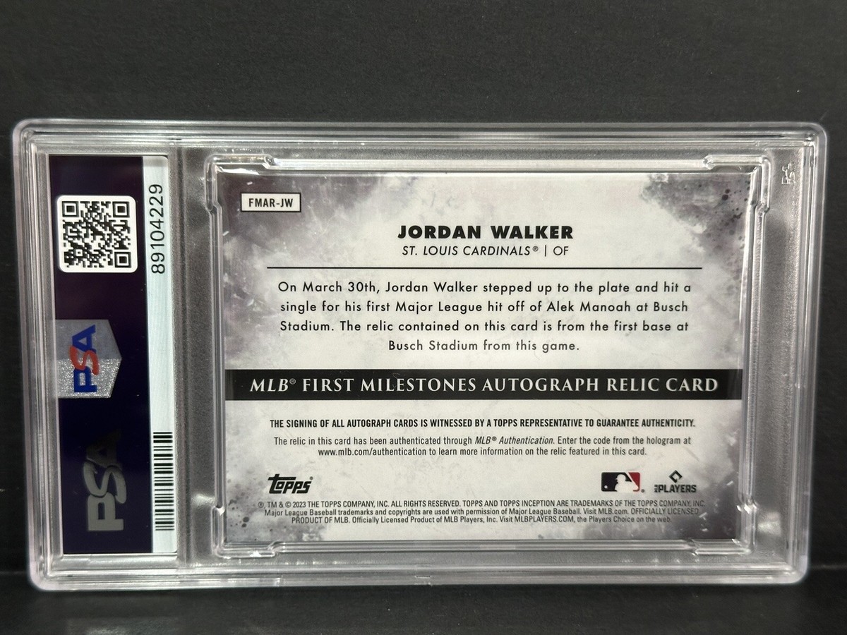 直筆サイン シリアル Topps JORDAN WALKER AUTO 7100_1807_9968_CBA-JW