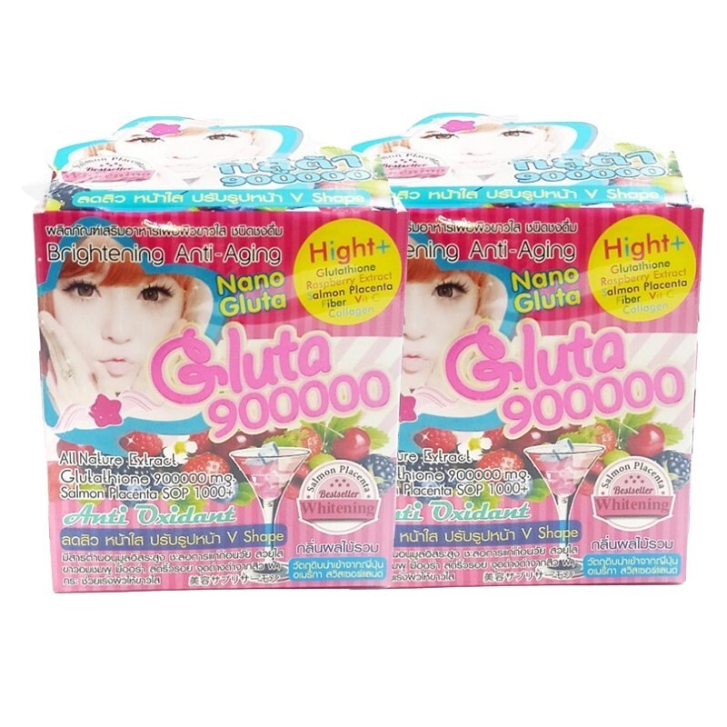 Lot De 5 Sachets Nano Gluta 9 000 000 - Boisson éclat, Anti-âge Et éclaircissante - Neuf
