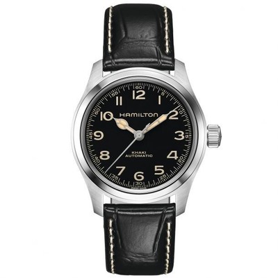 BRAND NEW HAMILTON Khaki Field Murphy Men's Black Watch - H70405730