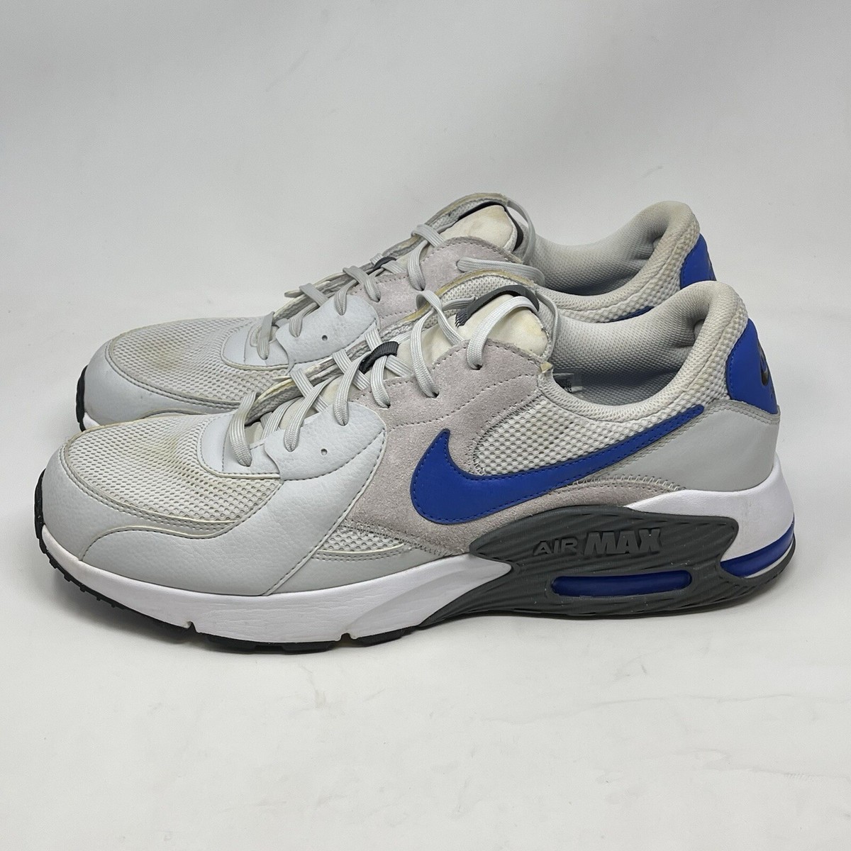 Nike Air Max Excee Sneaker Mens 15 Dust Gray Royal Blue 