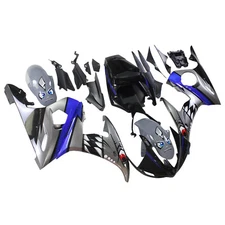 Blue Grey Shark Fairings Kit Bodywork for Yamaha YZF R6 2003 2004 2005 03 04 05