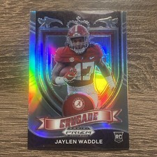 2021 Panini Prizm Jaylen Waddle Crusade Silver Rookie Card#169 /Alabama/Dolphins