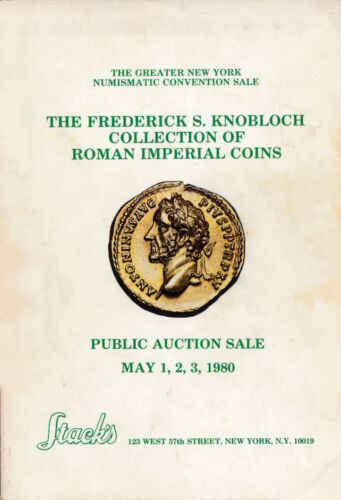 Hn Stack's Nouveau York Barre May 1980 Knobloch Roman Imperial Coins Collection - Afbeelding 1 van 1