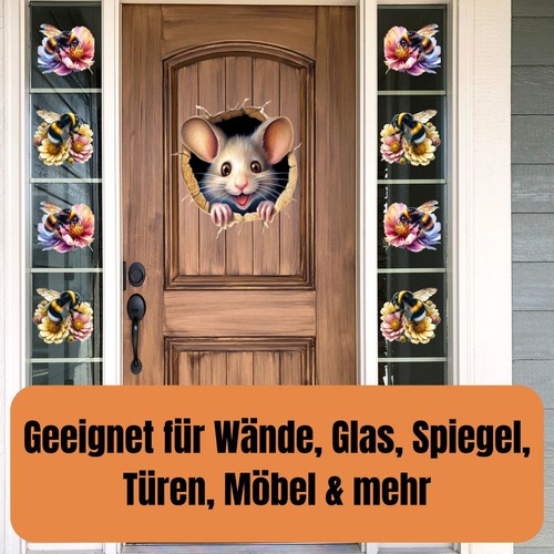 Autoaufkleber Sticker Wolf Aufkleber 9X9 cm - Afbeelding 8 van 10