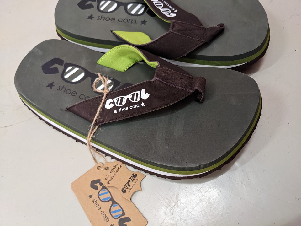 Infradito Cool Shoe Uomo - Suola Rocking Chair, Cinturino Pelle Scamosciata, Colore Bleu Enamel - Foto 5