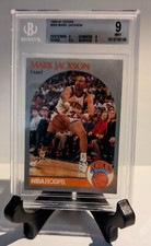 1990 NBA Hoops MARK JACKSON #205 w/ Menendez Brothers PSA 9 Mint