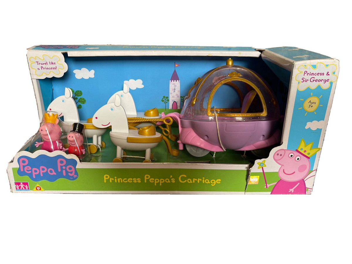 Peppa PigプリンセスCarriage Vehicle with Figures Peppa Pig Princess Peppas Carriage Exclusive Playset