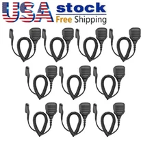 10x Hand Speaker Mic for Walkie Talkie XPR6580 XPR7550 XPR7350 APX6000 APX7000