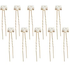 10 Pcs Pearl Hair Pins Hairpin Wedding Hair Accessories for Brides Bridesmaid...