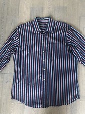 Ted Baker London Men's Striped Long Sleeve Dress Shirt in Black Size 17.5-34/35