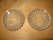 2 COUPELLES EN VERRE FACETTÉ POUR LUSTRE-GLASS BOWL CUP FOR CHANDELIER-N°1