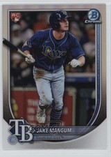 2025 Bowman Chrome SP Rookie Red RC Variation Jake Mangum #50 1l96