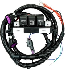 Dual Speed Electric Fan Control Wiring Harness Kit Fits for Chevy Silverado S...