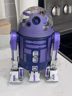 Star Wars Galaxy's Edge Droid Depot Custom Painted Metallic Blue, Purple &Silver