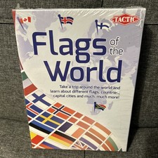 NEW  SEALED Tactic Flags of the World Rare Card Game Ages 8 FREE SHIPPING 