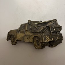 Vintage Original 1980 The Great American Buckle Co. Tow Truck Belt Buckle