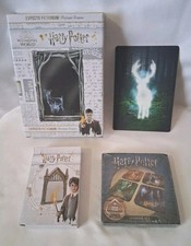 Harry Potter- 4 Item Lot. Picture Frame, Metal Poster, Mirror  Coasters.  Read