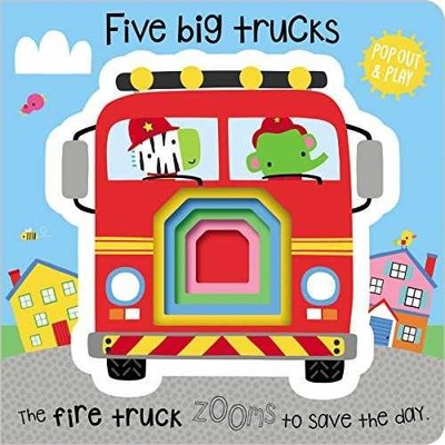 Board Book Five Big Trucks (Pop - Board book, by Make Believe Ideas - Acceptable