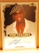 2015 LEAF POP CENTURY AUTO: DENNIS RODMAN BA-DR1 /25 AUTOGRAPH BULLS PISTONS NBA