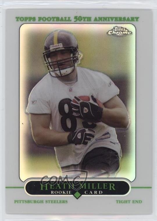 2005 Topps Chrome Refractor Heath Miller #183 Rookie RC