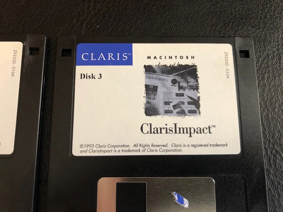Claris Impact 6 Disk Set  3.5" Floppy Diskette / Macintosh Computer Software - Image 4 of 4