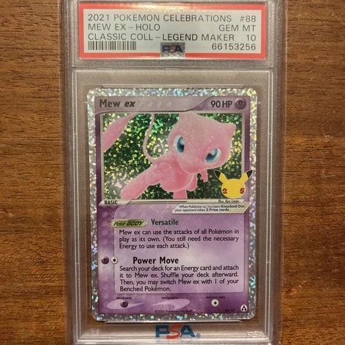 2021 Pokémon Celebrations Classic #88 Mew-EX PSA 10 GEM MINT