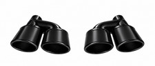 Endrohre für Mercedes Benz C-Klasse W204 W203 Sportauspuff schwarz Endrohre für Mercedes Benz C-Klasse W204 W203 Sportauspuff schwarz