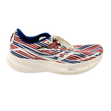 Womens 9 Saucony Ride 15 Running Shoes Sneakers S10729-76 Red White Blue