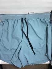 Nike Dri-FIT Women  s Light Blue Running Shorts Size S