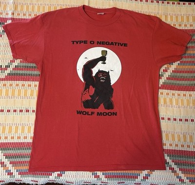 Type O Negative Band Wolf Moon Red COlor Shirt Unisex Concert S
