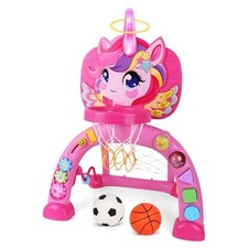 Toddler Basketball Hoop for Kids, Unicorn Basketball  Soccer Game Sports Toy