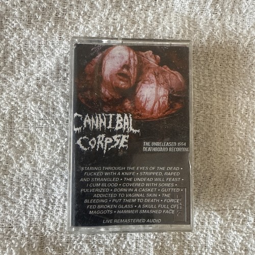 CANNIBAL CORPSE "The Unreleased 1994 Deathboard Recording" CASSETTE Rare LIVE