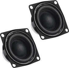 2Pcs 2" 2inch 4Ohm 10W Full Range Audio Speaker Stereo Woofer 2PCS 