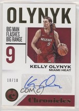 2018-19 Panini Chronicles Signatures Gold 10/10 Kelly Olynyk #CS-KO Auto eq1