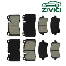 OE Spec 8Pcs Front Rear Ceramic Brake Pads D1...