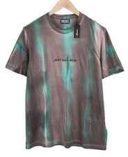 Diesel T-Just-B52 Men's S Short Sleeve Acid Wash Effect Crew Neck MSRP:125