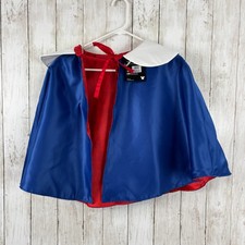 Disney Snow White Women's Costume Capelet Cape 14 Blue Red Reversible NWT