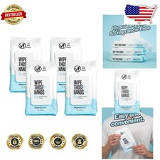 Alcohol-Free Wipes 168 Count Fragrance-Free Sensitive Skin Gentle Hypoallergenic