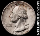 1937-D Silver Washington Quarter - Scarce  High Grade  Semi-key  #i6415