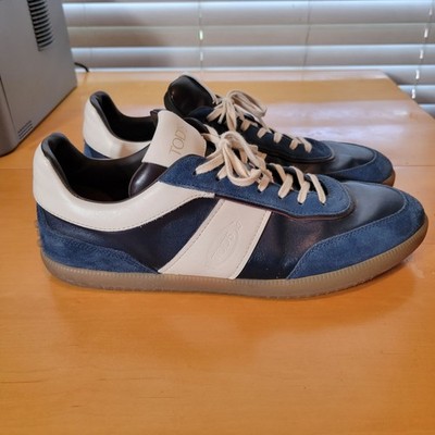 TODS Tabs Mens Sneaker Nylon & Suede US Size 10