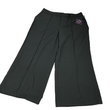 Ava  Viv Dress Pants Womens 20 Black Wide Leg Stretch Career Work 40x30