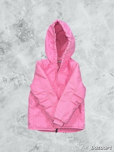 Carhartt Mädchen 4T Pink Duck Canvas Jacke Fleece gefüttert Chore Mantel Winter warm - Bild 4 von 10