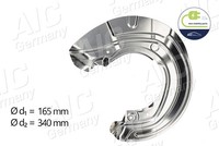 AIC Ankerblech Spritzblech Bremsscheibe Vorne Links FüR BMW 1Er 2 Active Tourer