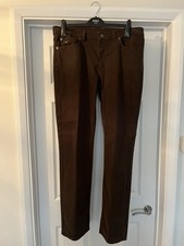 R.M.Williams Women’s brown straight Jeans, Size UK 16 Inside Leg 33”