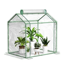 Mini Greenhouse for Indoor Outdoor Plants, Tabletop Portable Green House with...