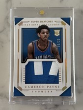 2015-16 National Treasures Cameron Payne Super Swatches RC Rookie PRIME /25