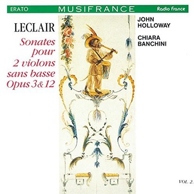 Leclerc: Sonatas for two violins Op. 3 & 12 Leclair (1697-1764) [CD]